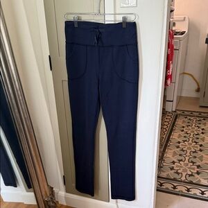 Lululemon Navy Drawstring Leggings